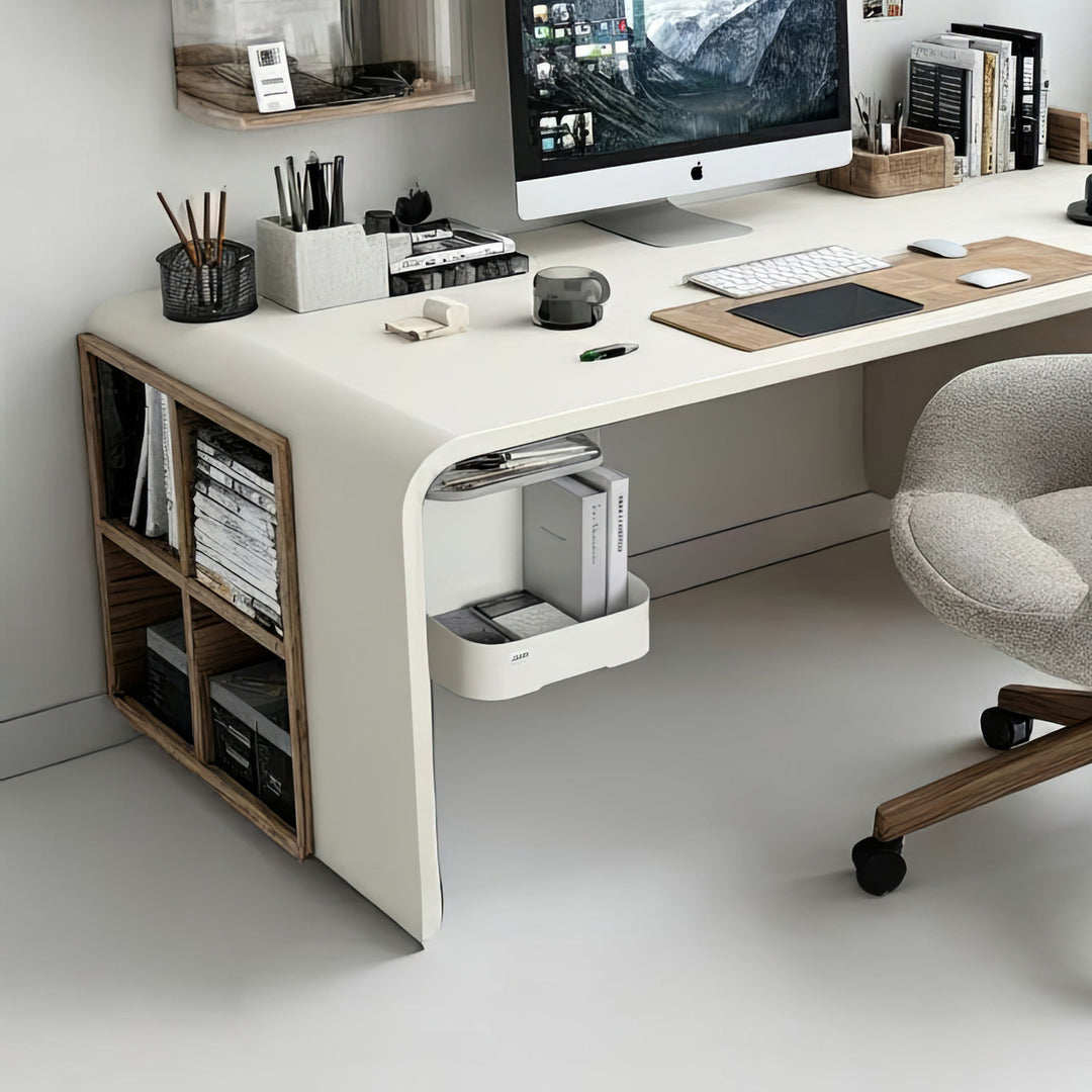 Ergo Office ER-442 Desk Organizer Underdesk Organizer for Office Utensils Office Organizer Tray up to 5kg