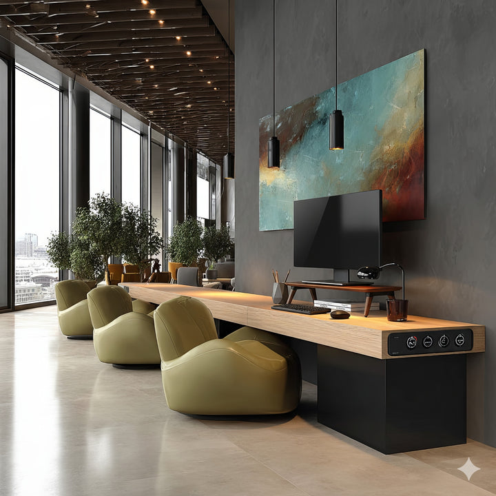 Maclean MC-930 Monitor Stand Laptop Stand Screen Riser Desk Attachment Screen Stand up to 20kg 50x24x12cm