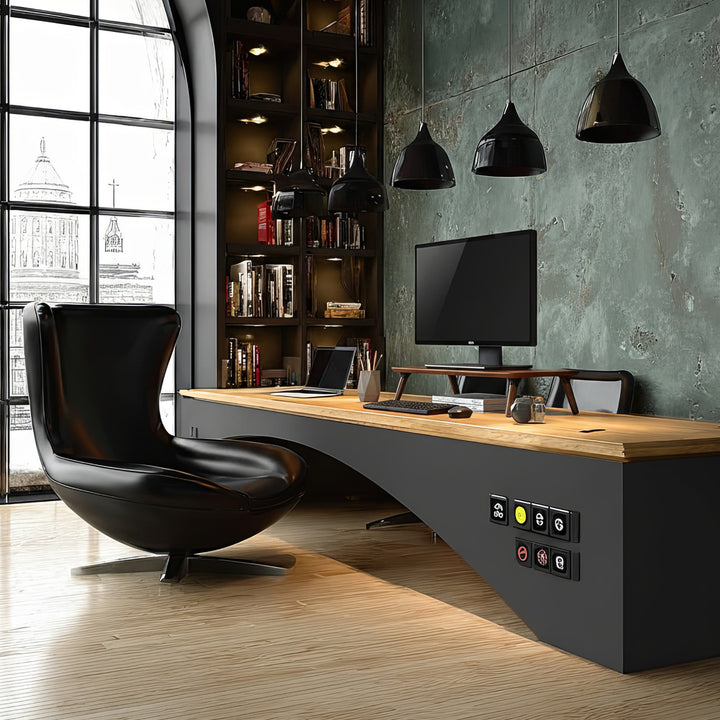 Maclean MC-930 Monitor Stand Laptop Stand Screen Riser Desk Attachment Screen Stand up to 20kg 50x24x12cm