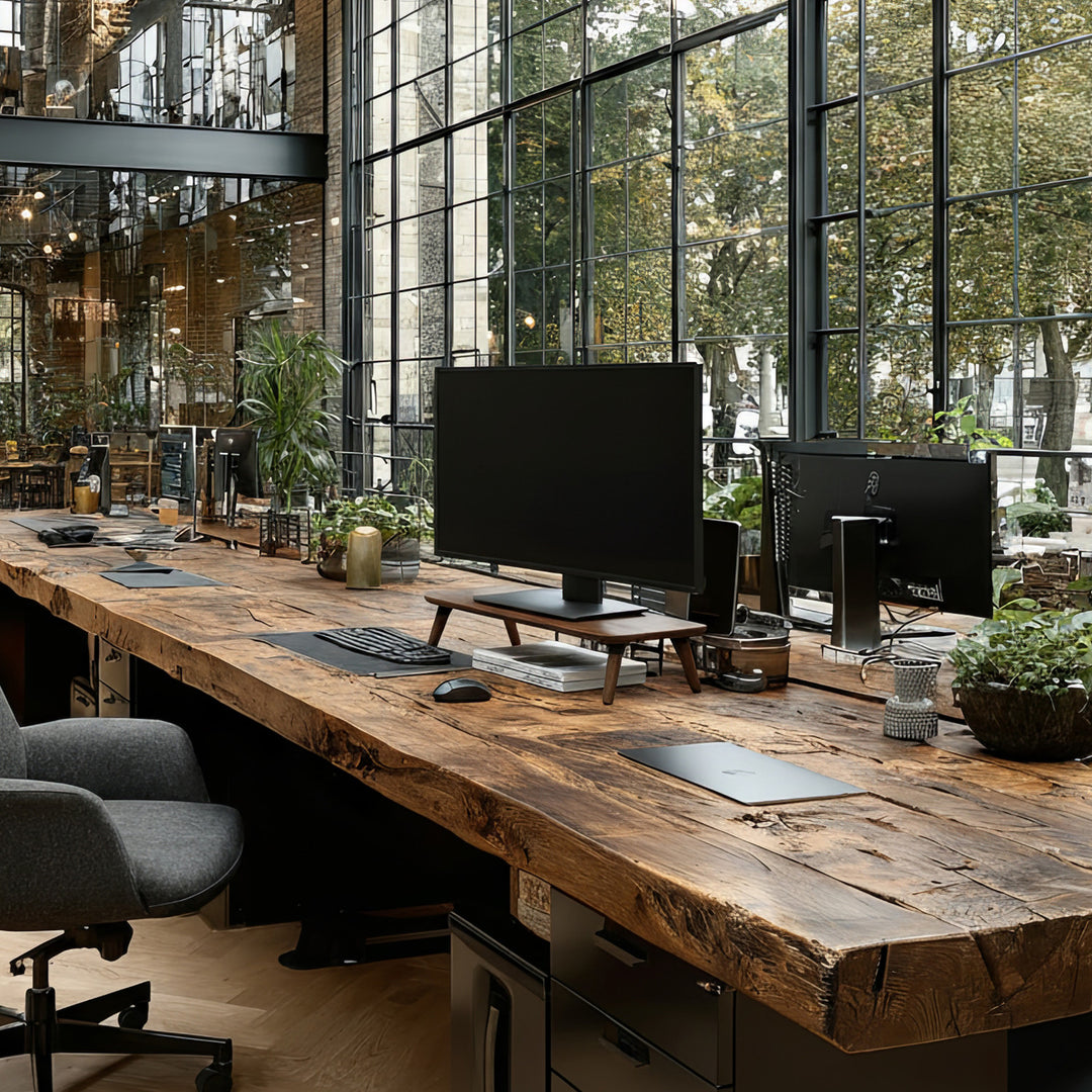 Maclean MC-930 Monitor Stand Laptop Stand Screen Riser Desk Attachment Screen Stand up to 20kg 50x24x12cm