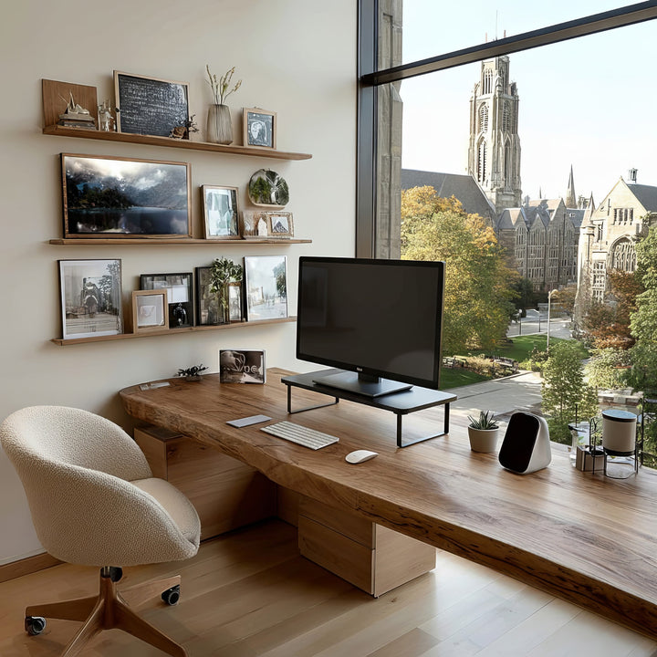 Seastán Deasc Monatóireachta Maclean MC-933, uas. 20kg, (500 x 260 x 122mm) Stáisiún Oibre