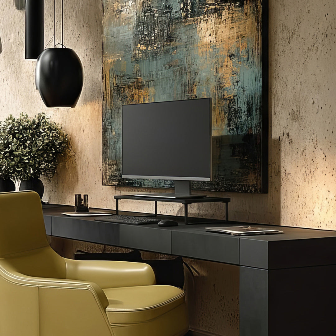 Seastán Deasc Monatóireachta Maclean MC-933, uas. 20kg, (500 x 260 x 122mm) Stáisiún Oibre