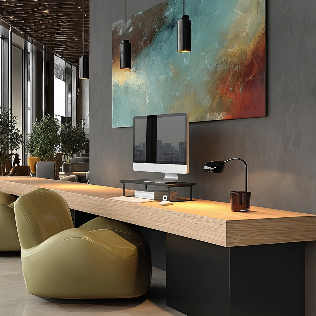 Seastán Deasc Monatóireachta Maclean MC-933, uas. 20kg, (500 x 260 x 122mm) Stáisiún Oibre