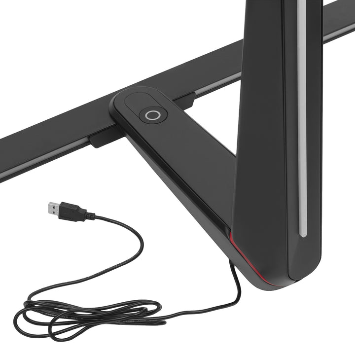 NanoRS Gaming Monitor Stand Screen Mount TV Mount Stand 32-55" RGB LED Lighting Height Adjustable Swivel Tilt max VESA 400x400, max 40kg