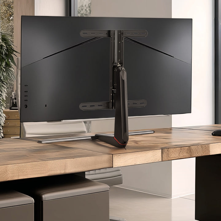 NanoRS Gaming Monitor Stand Screen Mount TV Mount Stand 32-55" RGB LED Lighting Height Adjustable Swivel Tilt max VESA 400x400, max 40kg