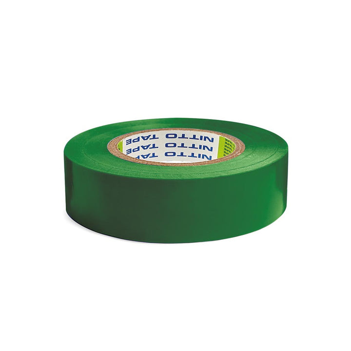 Nitto professional insulation tape green 19mm x 20m with PVC