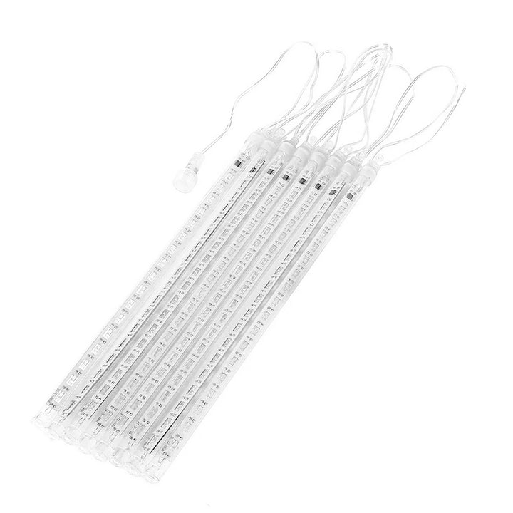 Maclean MCE411 LED Solar Fairy Lights String 144 LED RGB Battery IP44 Icicle Christmas Tree