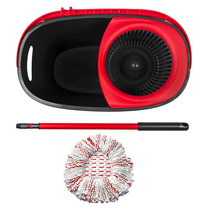 Vileda Turbo Deep Clean Spin Mop Set with Handle and Bucket