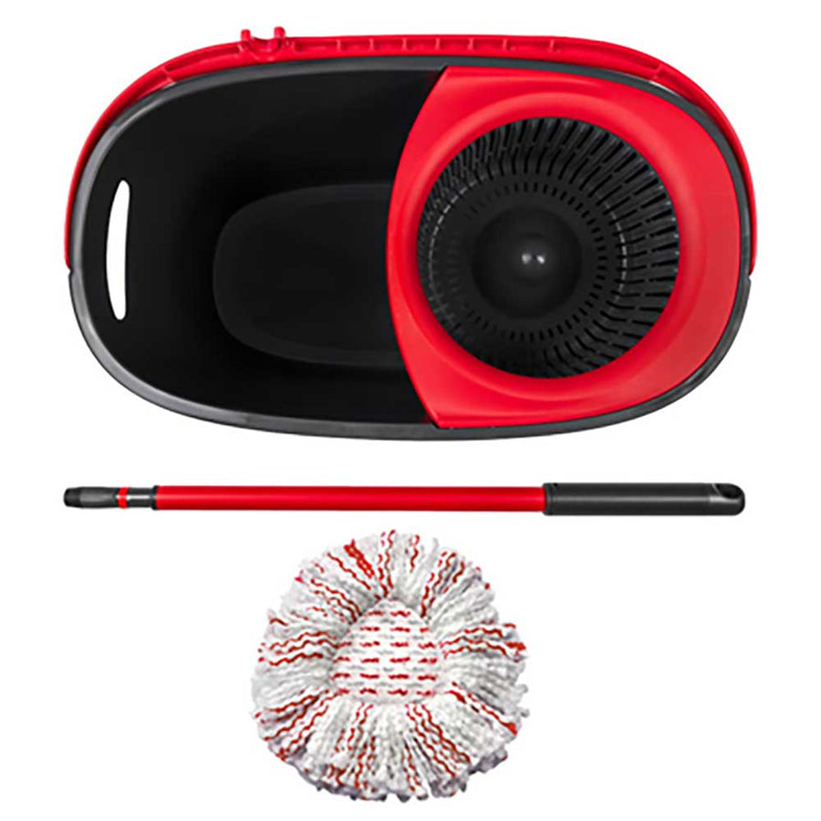 Vileda Turbo Deep Clean Spin Mop Set with Handle and Bucket