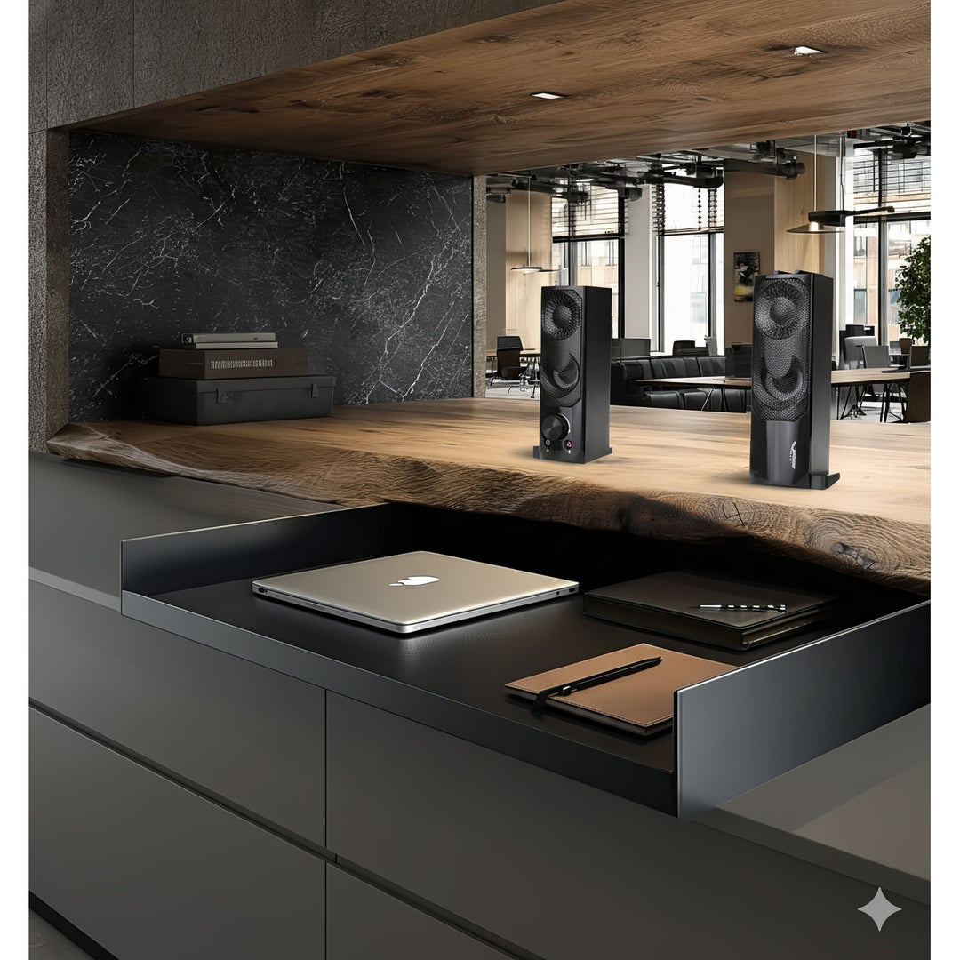 2 in 1 PC Cainteoir Barra Fuaime Ríomhaire RGB LED Backlight Steirió Chearrbhachas USB 2 x 3W AUX 3.5 mm