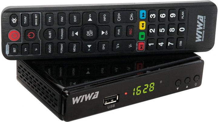 DVB-T/T2 memo H.265 tuner Wiwa ideal for receiving new DVB T2 signal