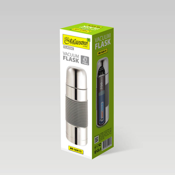 Fleascán thermos cruach dhosmálta le cupán óil le haghaidh deochanna te nó fuar (750ml)