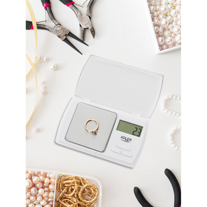 Adler AD 3161 precision scale with easy-to-read LCD display