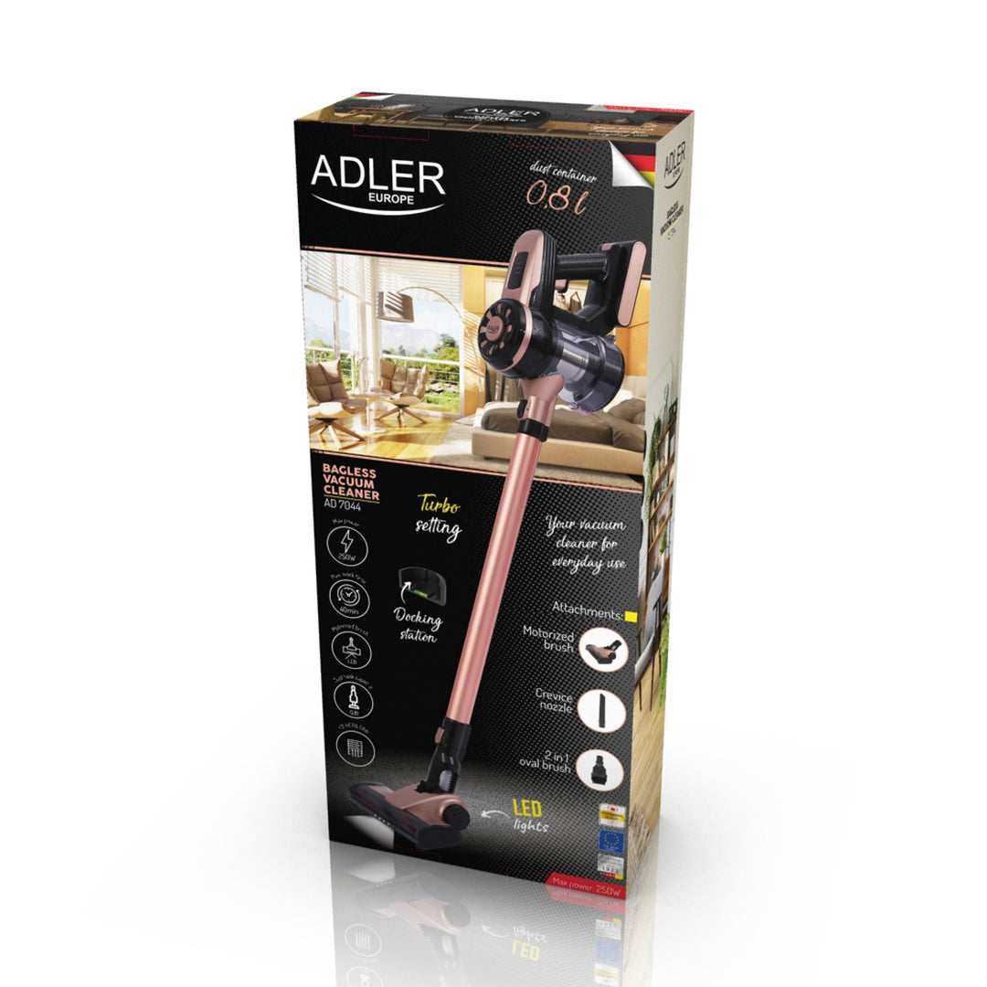 Adler AD 7044 bagless hand vacuum cleaner - a professional device with high performance