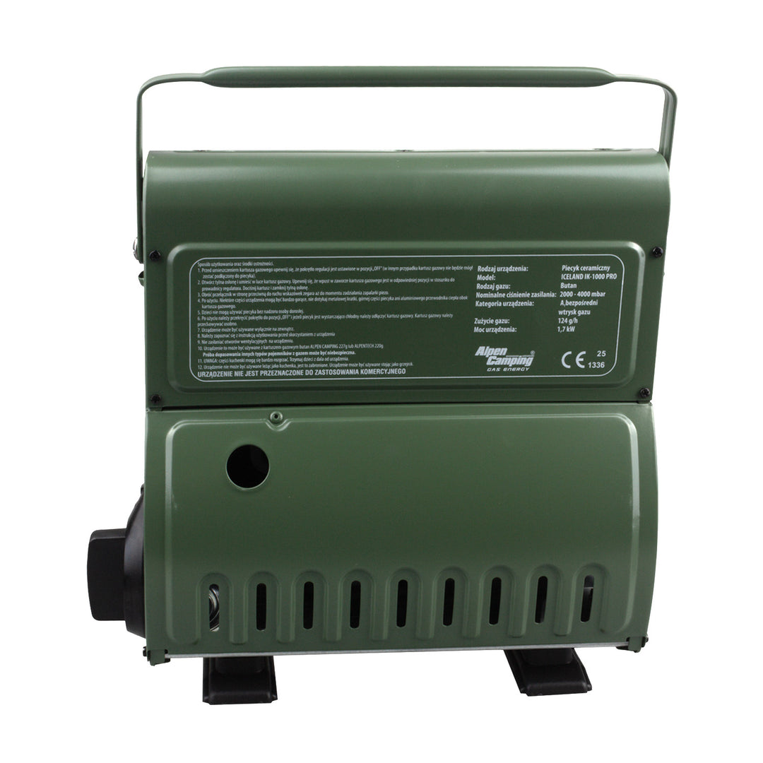 Alpen Camping Icelan Sorn Gáis &amp; Téitheoir 2in1 Feidhm Oighinn Campáil Inaistrithe Siúlóid Téamh Cócaireacht 124g/u