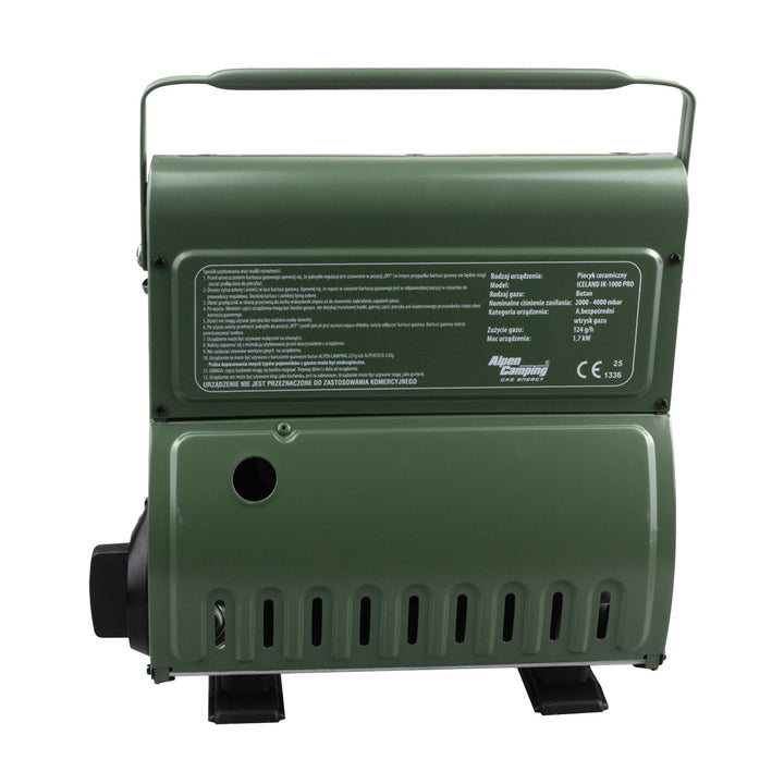 Alpen Camping Icelan Sorn Gáis &amp; Téitheoir 2in1 Feidhm Oighinn Campáil Inaistrithe Siúlóid Téamh Cócaireacht 124g/u