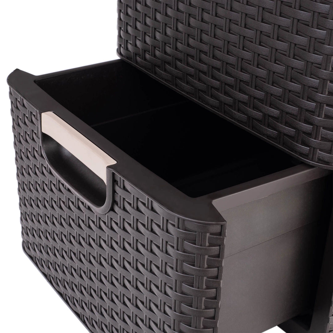 Curver Jute Storage Basket 5 Litres Pack Of 6, Cream Curver US