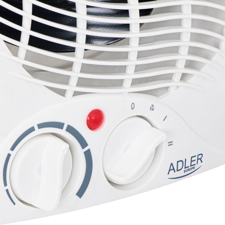 Adler fan heater, thermostat, fan function, 2000W, white, AD 7728