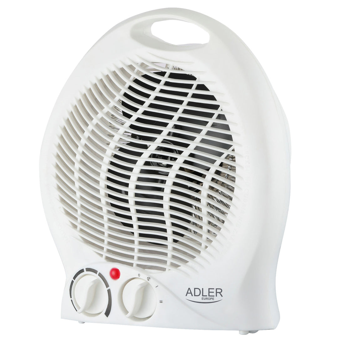 Adler fan heater, thermostat, fan function, 2000W, white, AD 7728