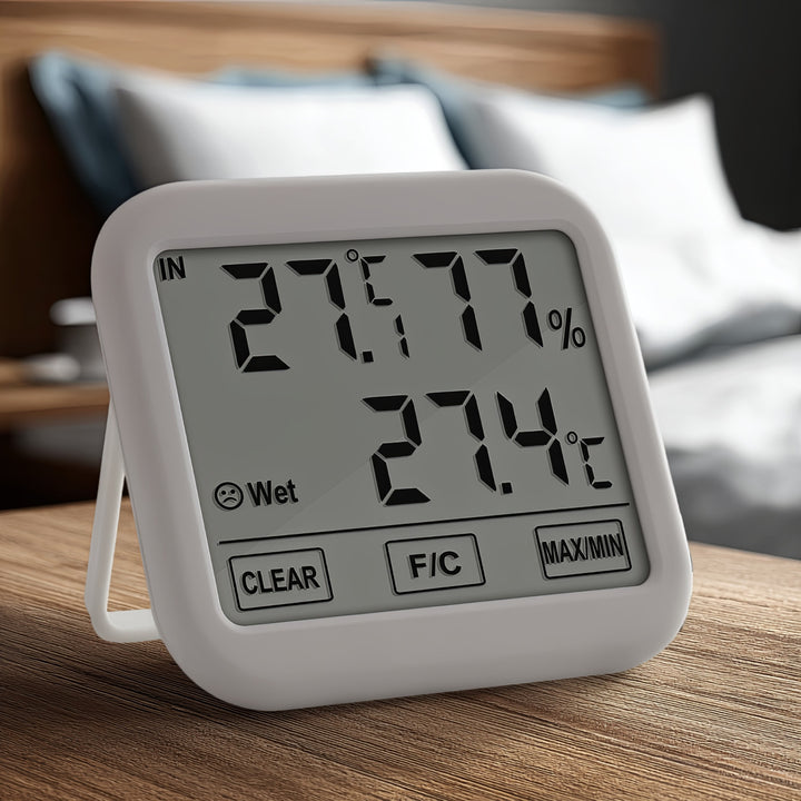 Weather Station Thermometer Hygrometer Indoor Outdoor Temperature Humidity