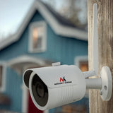 IPC WiFi Security Camera  IP67 Night Surveillance CMOS Sensor App LED ONVIF