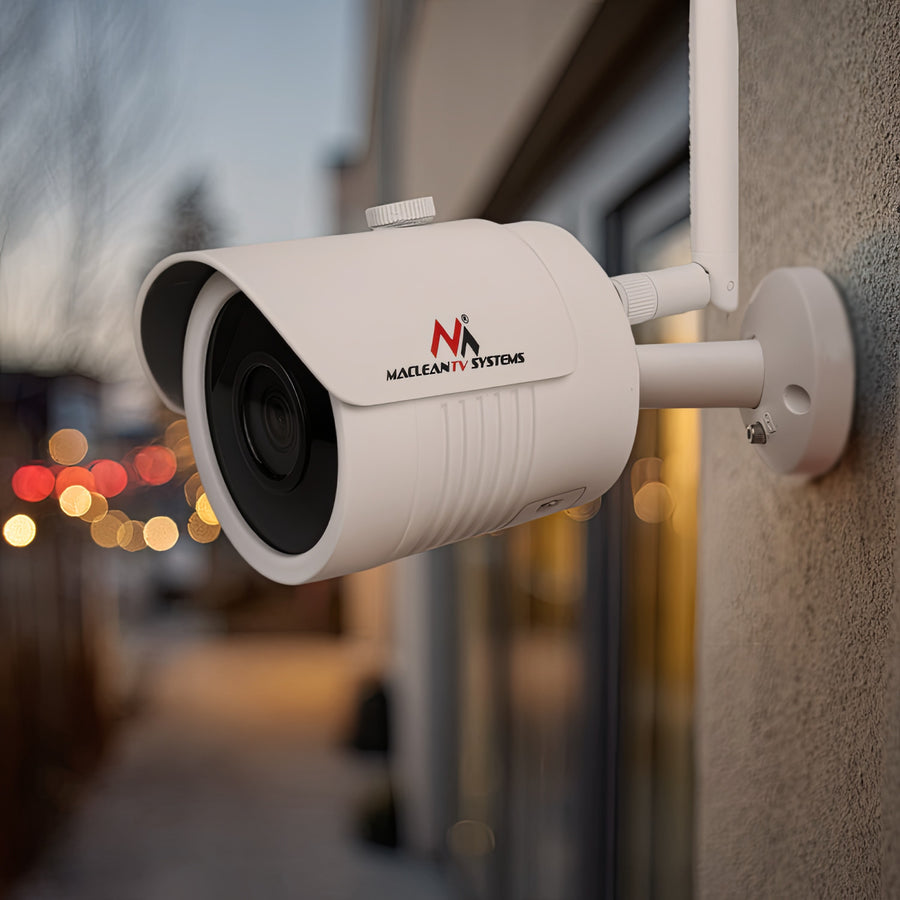 IPC WiFi Security Camera  IP67 Night Surveillance CMOS Sensor App LED ONVIF