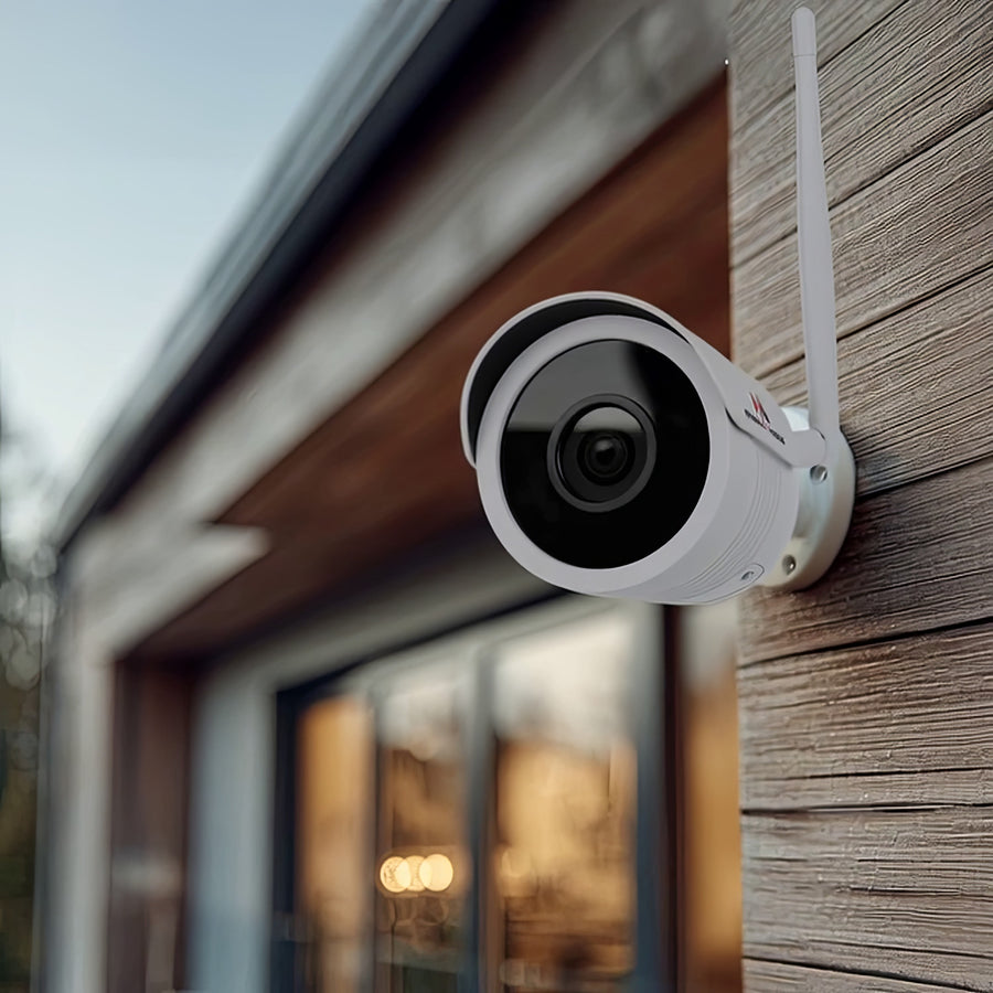 IPC WiFi Security Camera  IP67 Night Surveillance CMOS Sensor App LED ONVIF