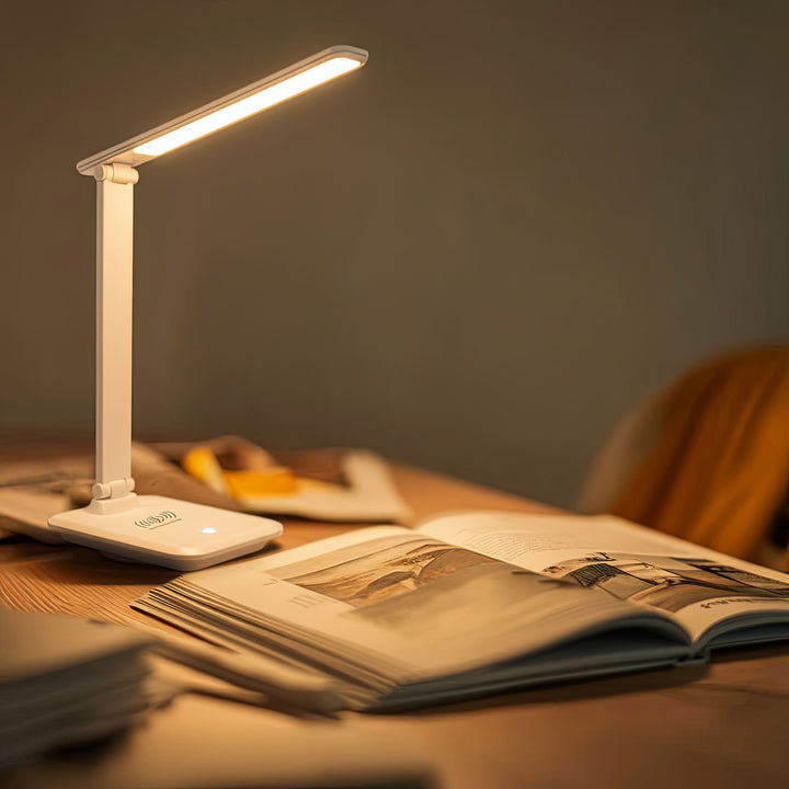 Maclean MCE616 Dimmable LED Lampa Deasc Lampa Deasc 9W le Ionduchtaithe Qi Charger Teocht Ligth Adjustable Bán