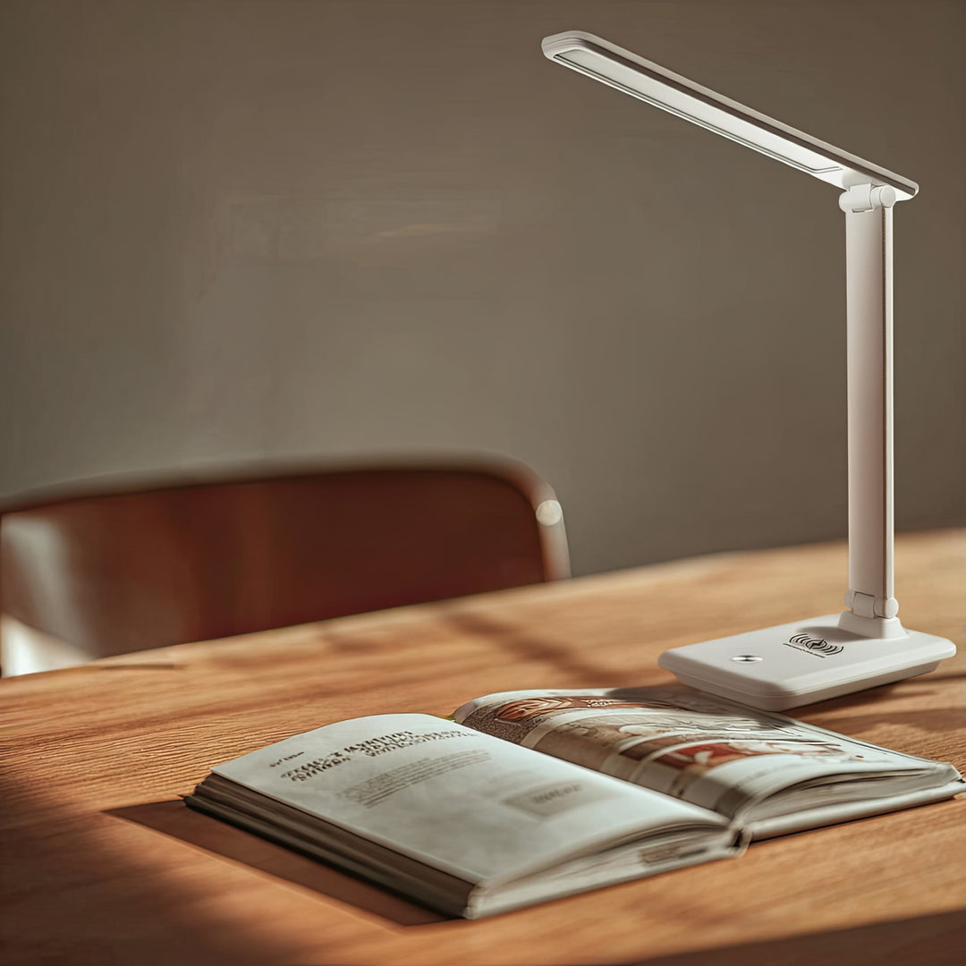 Maclean MCE616 Dimmable LED Lampa Deasc Lampa Deasc 9W le Ionduchtaithe Qi Charger Teocht Ligth Adjustable Bán