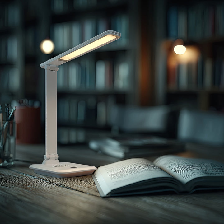 Maclean MCE616 Dimmable LED Lampa Deasc Lampa Deasc 9W le Ionduchtaithe Qi Charger Teocht Ligth Adjustable Bán