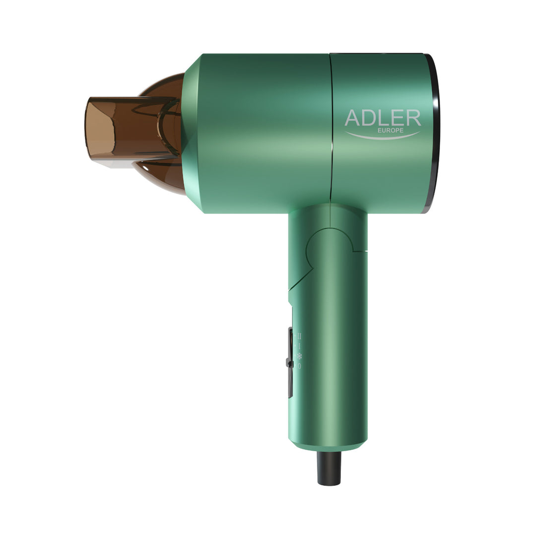 Small 1200W dryer Adler AD 2265 with folding handle