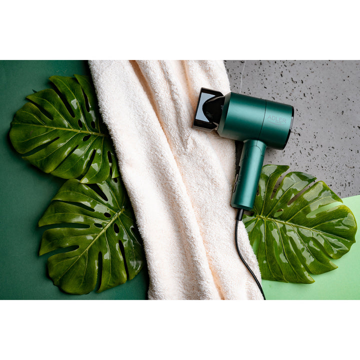 Small 1200W dryer Adler AD 2265 with folding handle