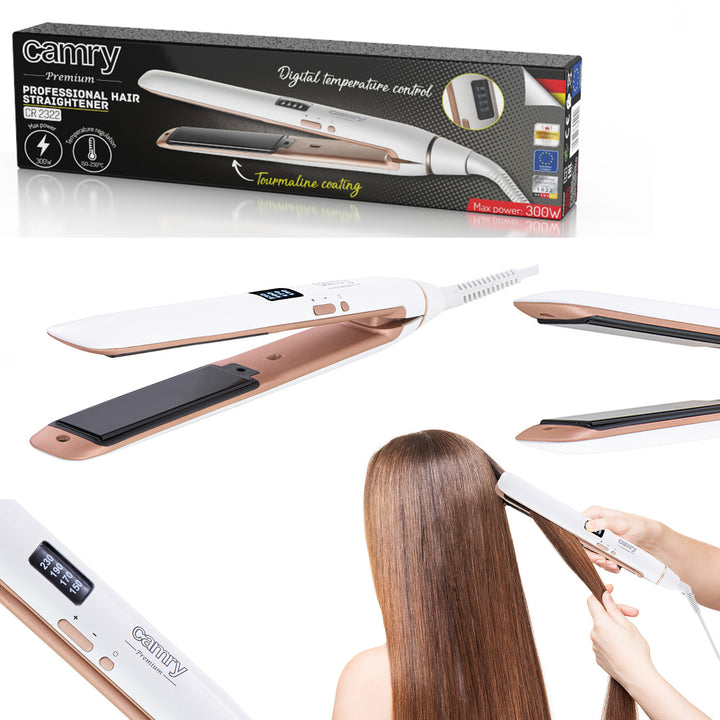 Camry CR 2322 professional ceramic-tourmaline hair straightener