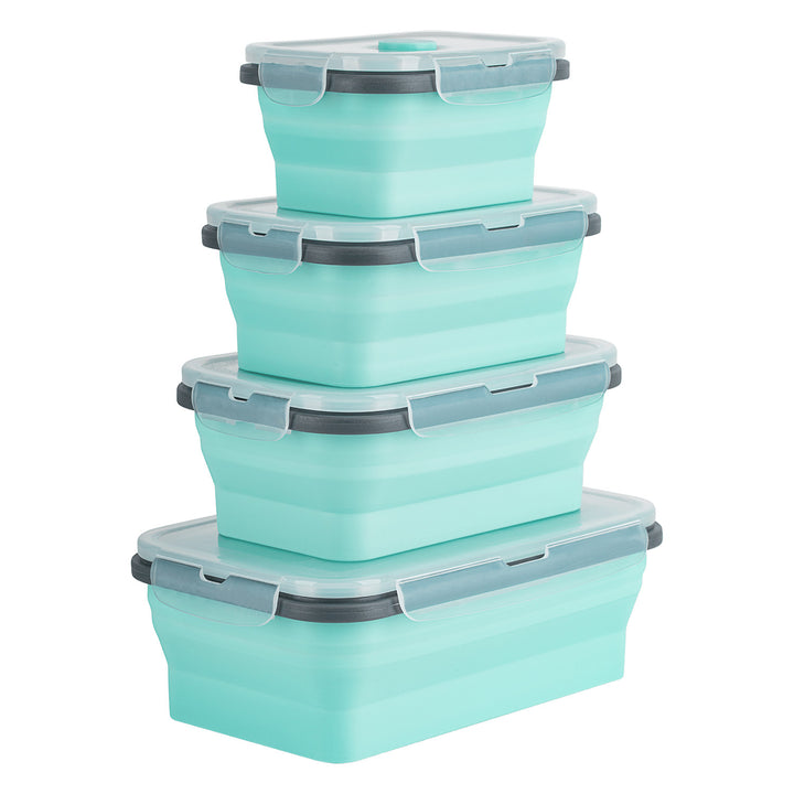 Teesa TSA0194 Food Container Set Collapsible 4 Sizes Lunchboxes