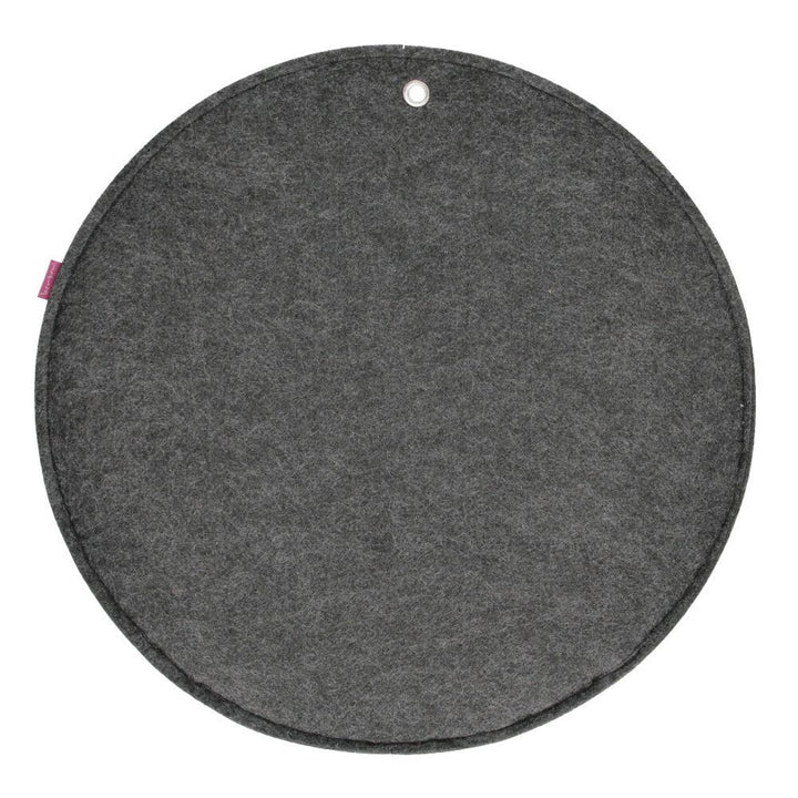 Bertoni felt wall organizer Circle XL diameter 45 cm - anthracite, 4 pockets