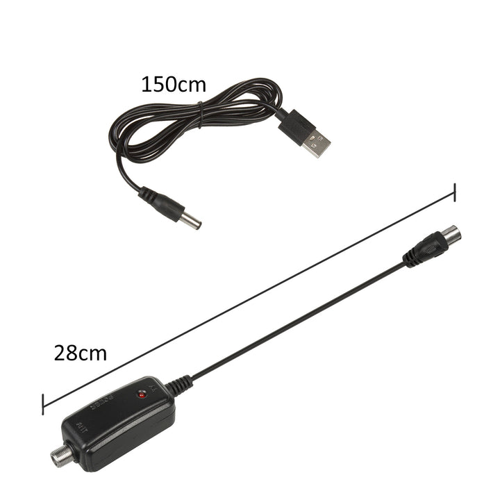 Directional TV antenna DVB-T MUX 8 + 5 V usb power supply