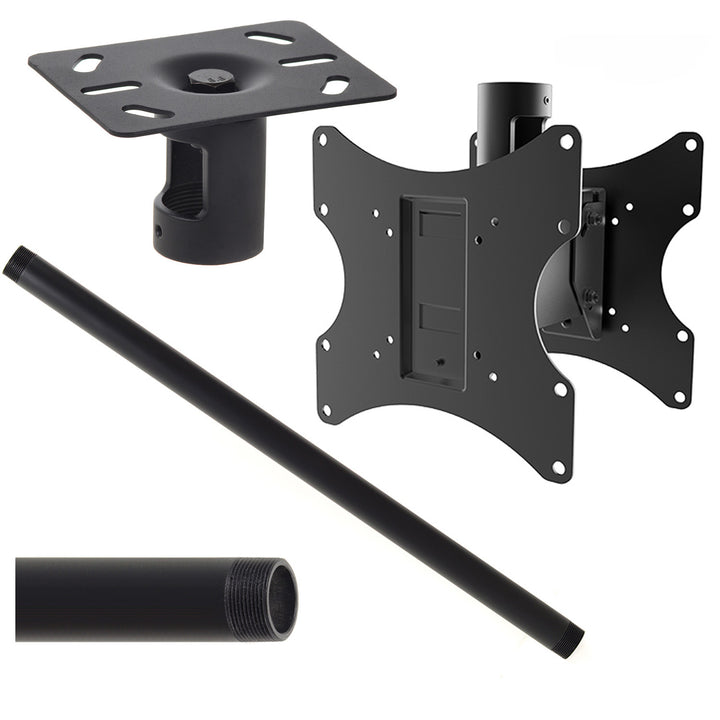 Ceiling mount for two televisions MC-702 set with MC-706 and MC-707