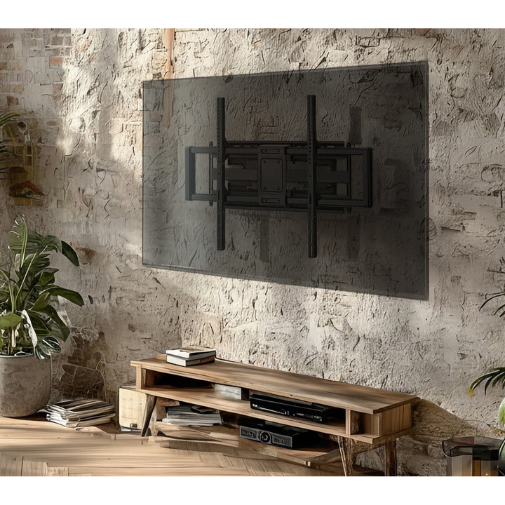 Lúibín Gléasta Balla Teilifíse Maclean MC-482 do Theilifíseáin Chomhréidhe &amp; Cuartha 60-120" suas le huasmhéid 120kg. VESA 900x600 Rothlach, Claonadh agus Rothlú, Lúibín Gléasta Balla Uilíoch Teilifíse