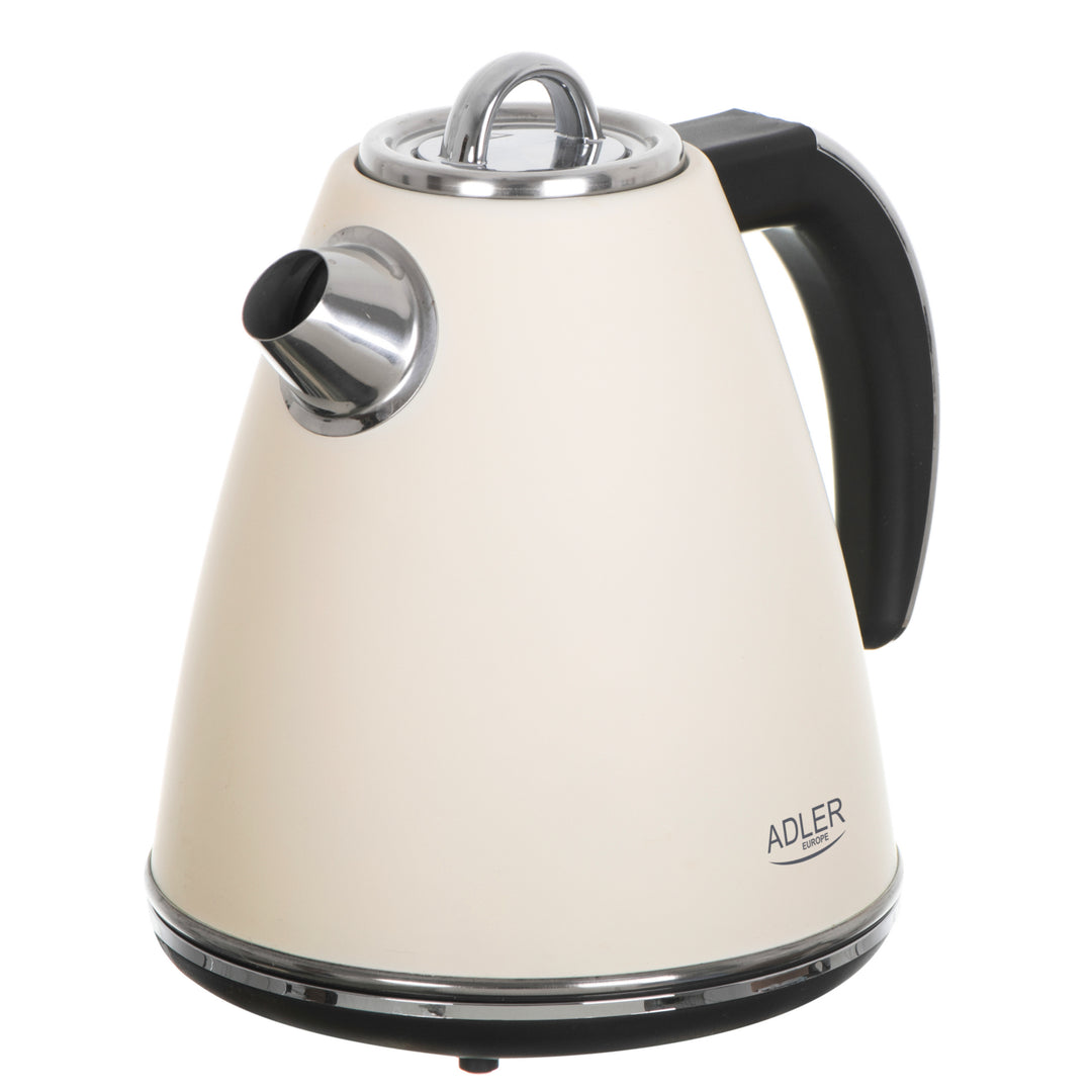 Metal kettle 1,5 L STRIX Adler AD 1343 creme - beige color