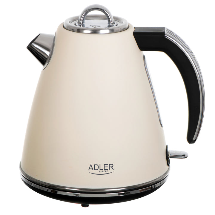 Metal kettle 1,5 L STRIX Adler AD 1343 creme - beige color