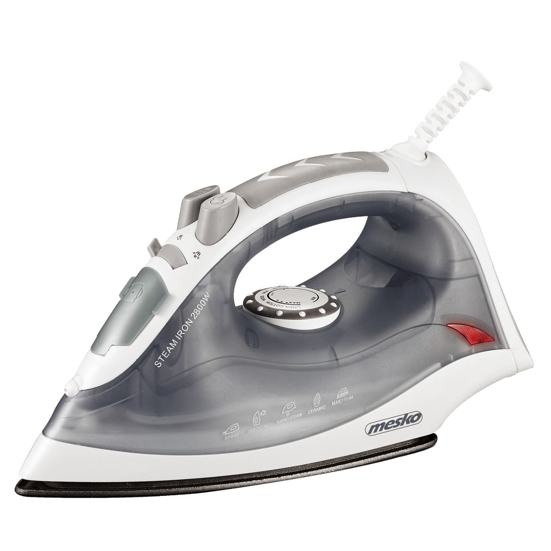 Mesko Steam Iron, 2800W, Ceramic Soleplate, MS 5037