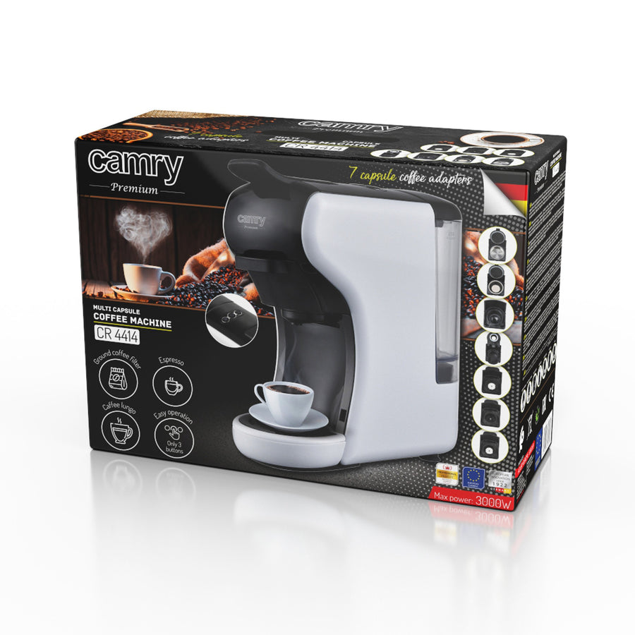 Camry pressure coffee maker, pressure, multi - capsule, 19 bar, CR 4414