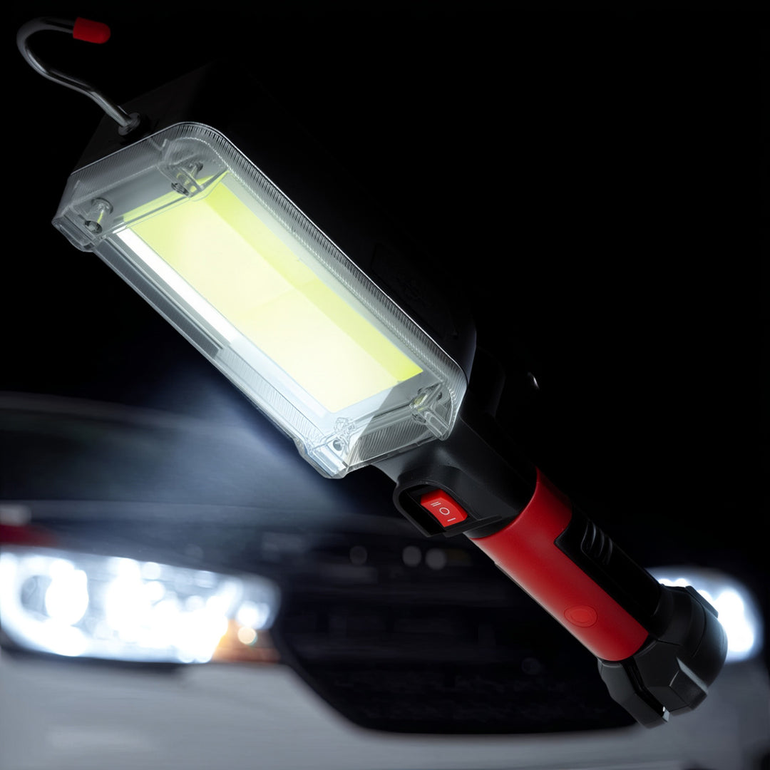 Lampa ceardlainne COB maighnéadach Maclean, 2x1200mAh, 700lm, USB Cineál-C / Micrea USB, MCE307