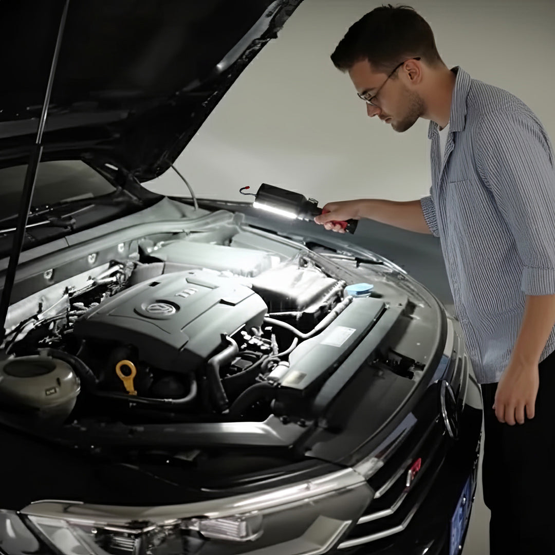 Lampa ceardlainne COB maighnéadach Maclean, 2x1200mAh, 700lm, USB Cineál-C / Micrea USB, MCE307