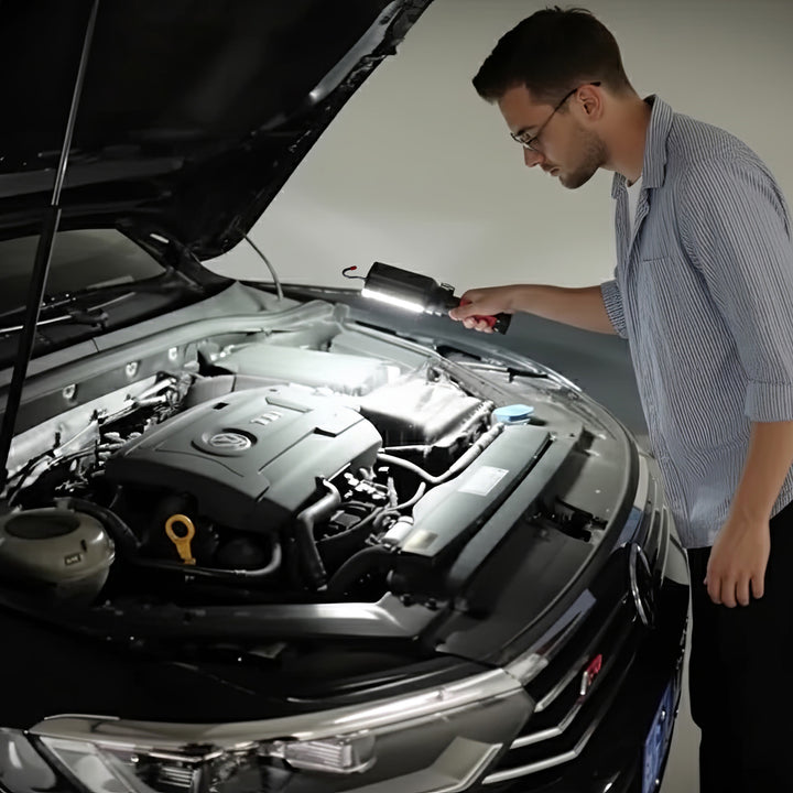 Lampa ceardlainne COB maighnéadach Maclean, 2x1200mAh, 700lm, USB Cineál-C / Micrea USB, MCE307