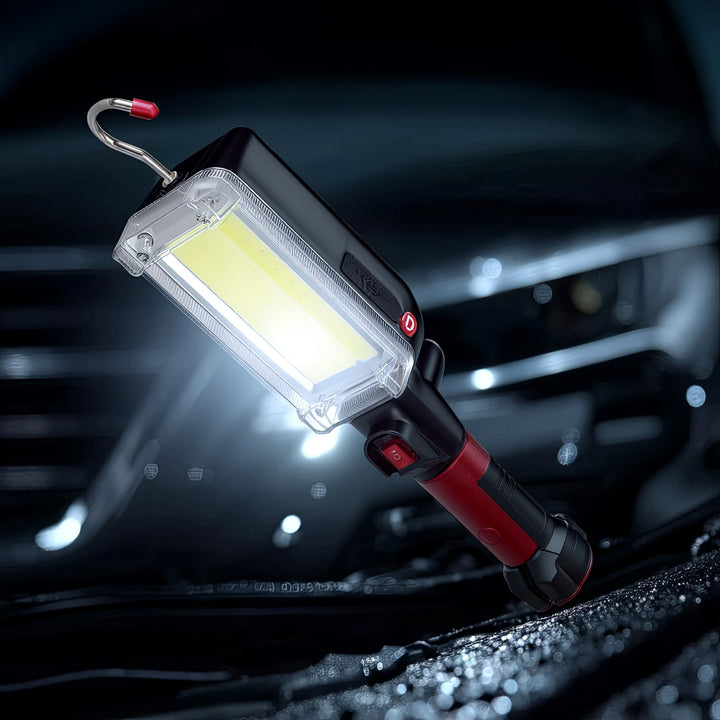 Lampa ceardlainne COB maighnéadach Maclean, 2x1200mAh, 700lm, USB Cineál-C / Micrea USB, MCE307