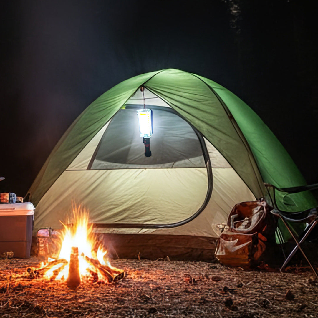 Lampa ceardlainne COB maighnéadach Maclean, 2x1200mAh, 700lm, USB Cineál-C / Micrea USB, MCE307