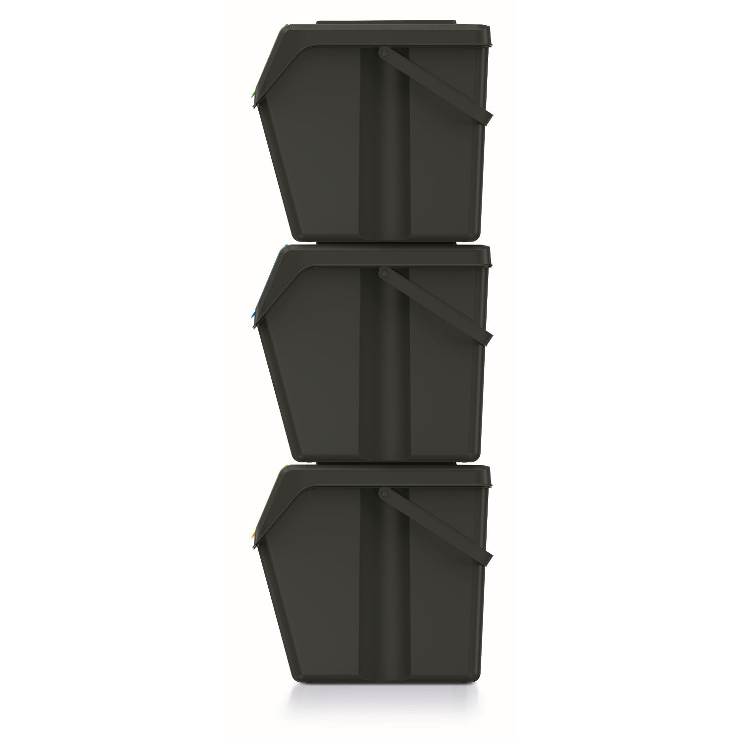 Sorti Box Keden SORTI BOX 3x25l trash garbage can - black recycling ...