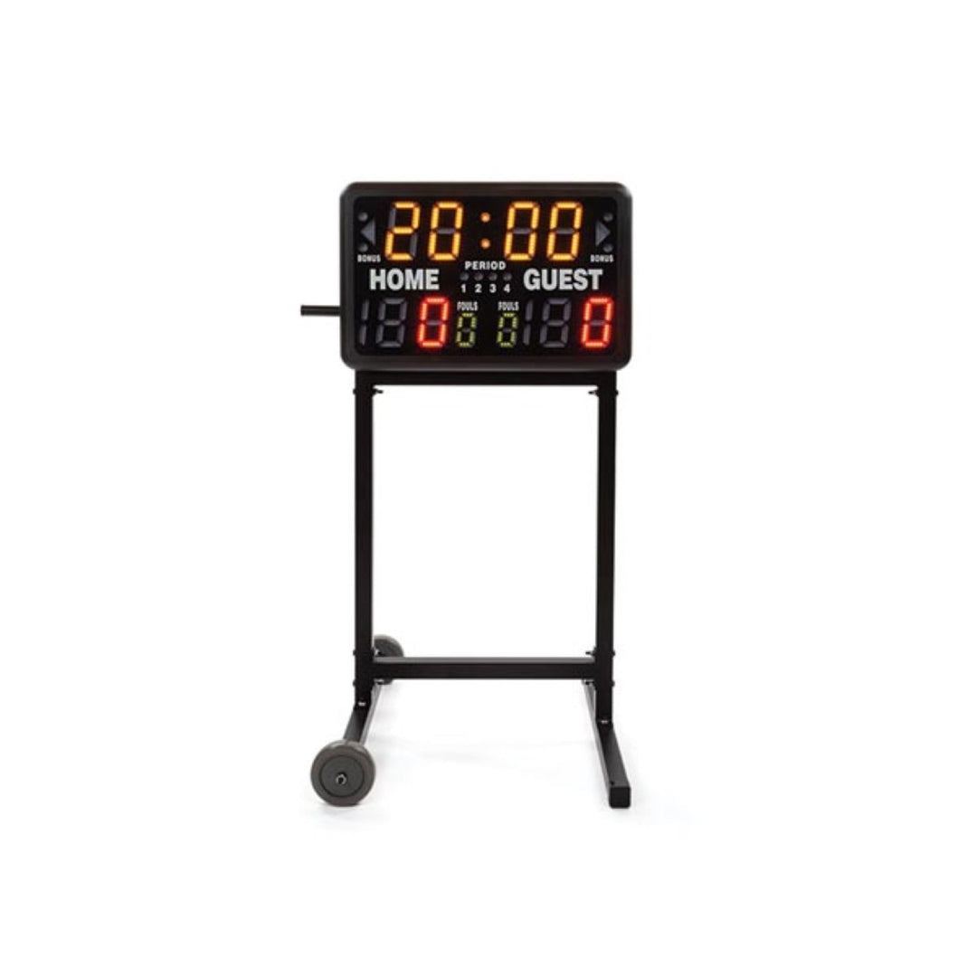 Perel WC201 portable scoreboard stand with two wheels