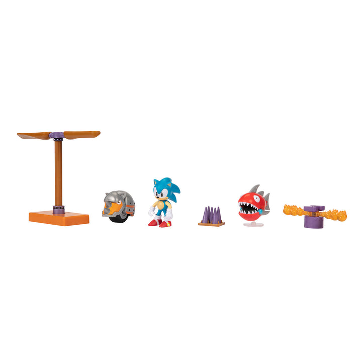 Sonic the Hedgehog Flying Battery Zone Diorama Playset – Complete with Detailed Figures and Interactive Accessories for Ultimate Action-Packed Fun